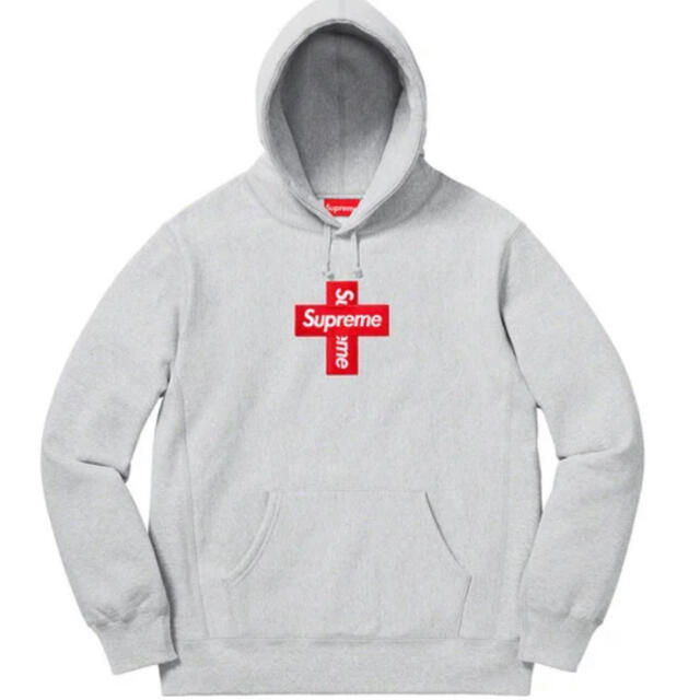 Supreme cross box logo hooded シュプリーム XL