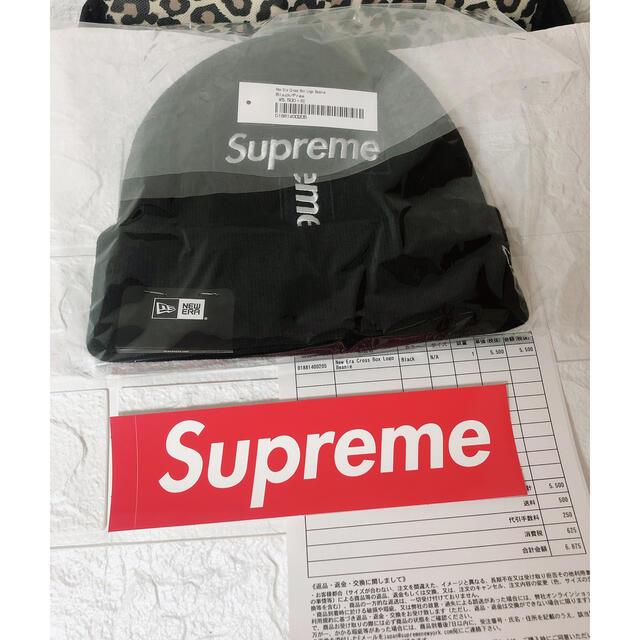 帽子New Era  Cross Box Logo Beanie シュプリーム