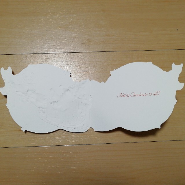 クリスマスカード　封筒付き　5点 ハンドメイドの文具/ステーショナリー(カード/レター/ラッピング)の商品写真