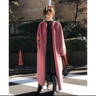 アメリヴィンテージ(Ameri VINTAGE)のAMERI 2WAY SOFT BOA LONG COAT(ロングコート)