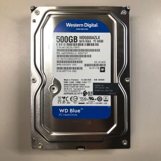 ヒューレットパッカード(HP)の新品 HDD500GB WD5000AZLX Western Digital(PCパーツ)