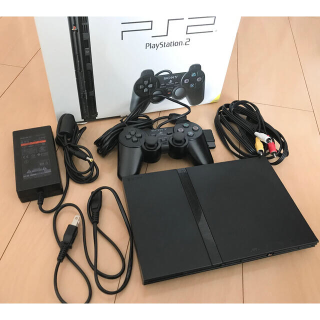 SONY PS2 本体70000CB 箱付き家庭用ゲーム機本体