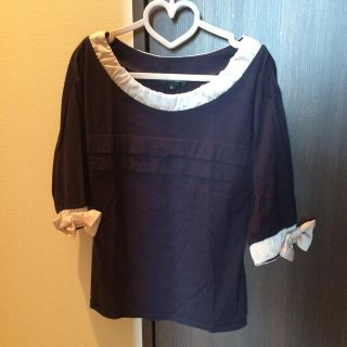 ジルスチュアート(JILLSTUART)のジル♡袖リボン♡トップス(カットソー(半袖/袖なし))