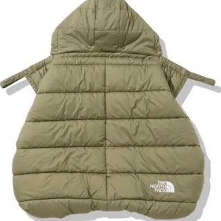 ザノースフェイス(THE NORTH FACE)の即発送 ノースフェイス　ベビー シェルブランケット  オリーブ(おくるみ/ブランケット)