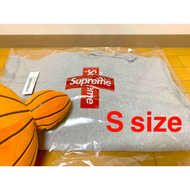 Cross Box Logo Hooded Sweatshirt