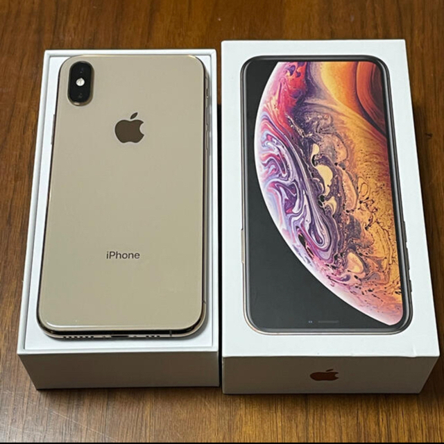 iPhone XS ゴールド色 256GB (超美品)