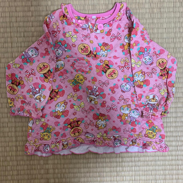 アンパンマン(アンパンマン)のアンパンマン100cm パジャマ キッズ/ベビー/マタニティのキッズ服女の子用(90cm~)(パジャマ)の商品写真