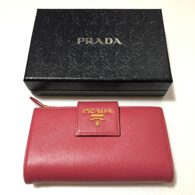 プラダ PRADA サフィアーノ 長財布 ピンク 1ML005 大特価放出! 10785