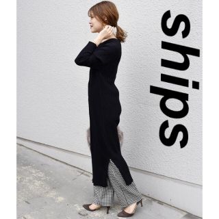 シップス(SHIPS)のYumi様専用　　SHIPS ニットワンピース　カーディガン17,930円(ロングワンピース/マキシワンピース)