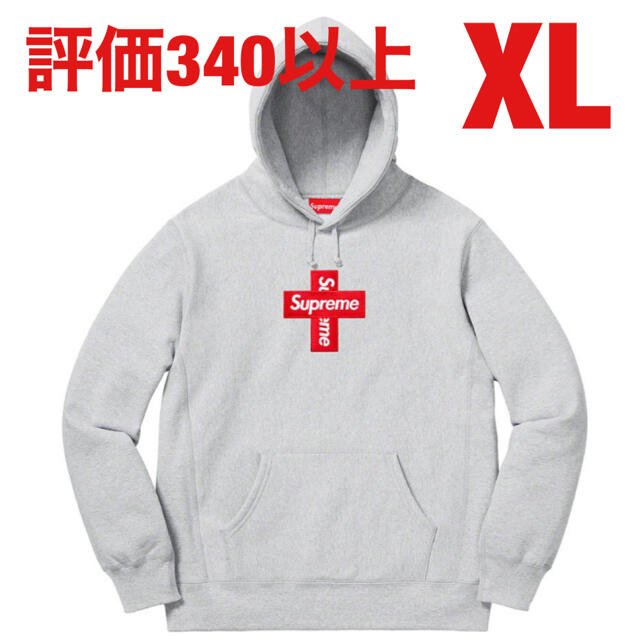 トップスSupreme Cross Box Logo Hooded Sweatshirt