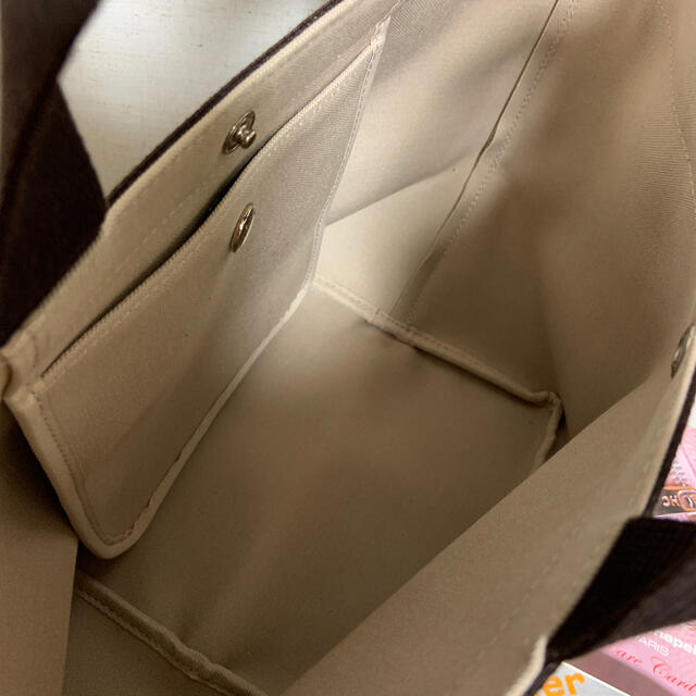 Herve Chapelier(エルベシャプリエ)のエルベシャプリエ　707GP  マスティック×モカ レディースのバッグ(トートバッグ)の商品写真