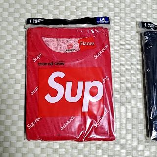 supreme Hanes Thermal Crew サーマル シュプリーム (Tシャツ/カットソー(七分/長袖))