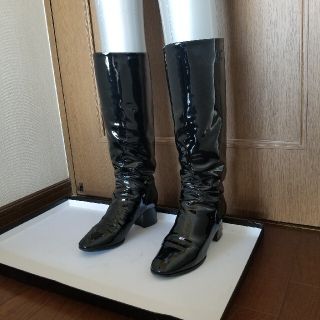 CHANEL - ☆希少☆ シャネル CHANEL エナメル ロングブーツ 24cmの通販