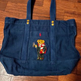 ポロラルフローレン(POLO RALPH LAUREN)のポロベア　トートバッグ ネイビー(トートバッグ)