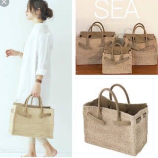 シー(SEA)の⭐️最終値下げ❗️早い者勝ち。❗️ SEA かごバッグ ハンドバッグ(かごバッグ/ストローバッグ)