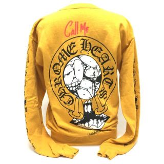 クロムハーツ(Chrome Hearts)のクロムハーツ CHROME HEARTS PPO mustard LS クロムハーツ×マッティボーイ 長袖 トレーナー スウェット コットン マスタード イエロー系(トレーナー/スウェット)