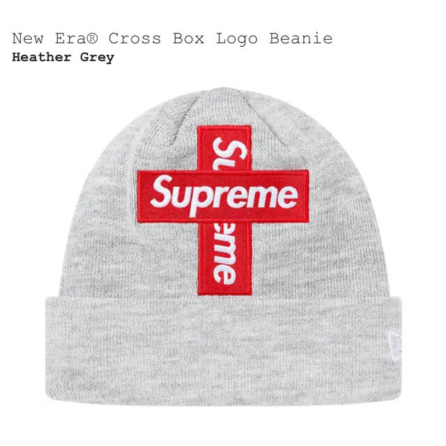 【Supreme】New Era® Cross Box Logo Beanie