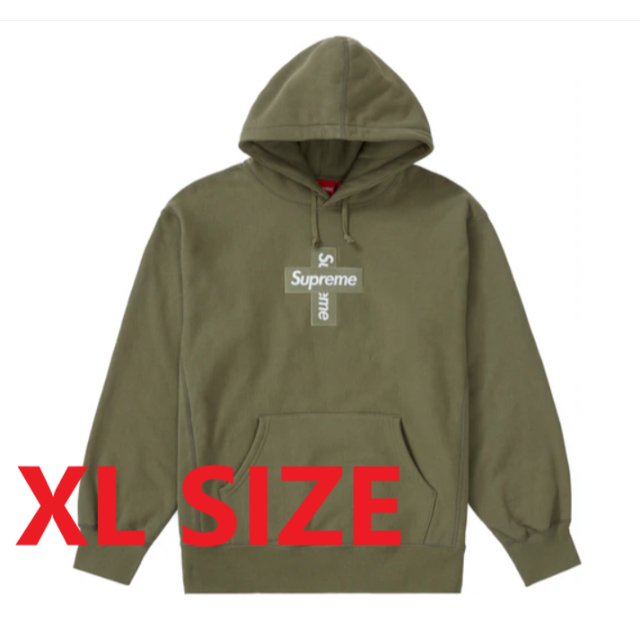 Supreme(シュプリーム)のSupreme Cross Box Logo Hooded XL メンズのトップス(スウェット)の商品写真