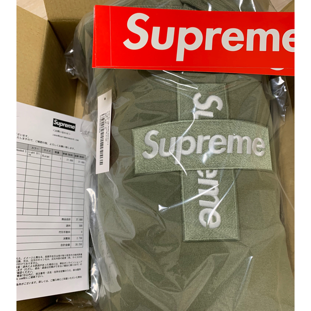 Supreme(シュプリーム)のSupreme Cross Box Logo Hooded XL メンズのトップス(スウェット)の商品写真