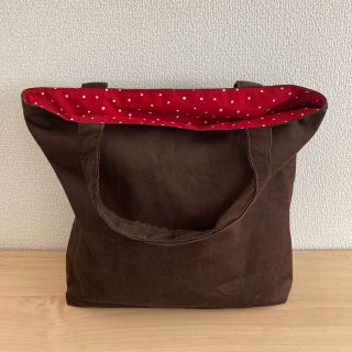 ＊茶　handmade エコバッグ＊【現品限り】(エコバッグ)