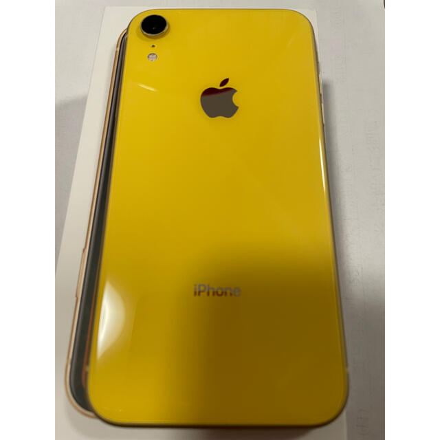 iPhone(アイフォーン)のiPhone XR Yellow 64 GB  スマホ/家電/カメラのスマートフォン/携帯電話(スマートフォン本体)の商品写真