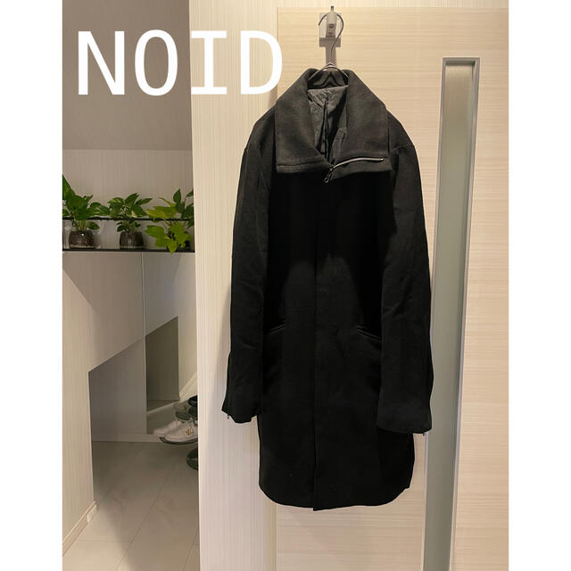 NO ID.(ノーアイディー)の最終値下げ　美品　定価22000円　NOID コート　ノーアイディー　NO ID メンズのジャケット/アウター(チェスターコート)の商品写真