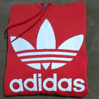 アディダス(adidas)のアディダスオリジナルス パーカー 赤(パーカー)