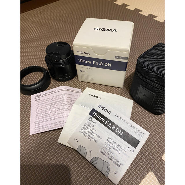 最終値下げ！SIGMA 19mm f2.8 DN Artシリーズ　単焦点レンズ