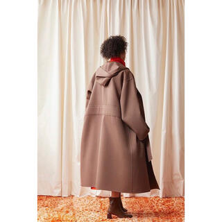 POSTELEGANT Dry Wool Rever Hooded Coatの通販 by S｜ラクマ