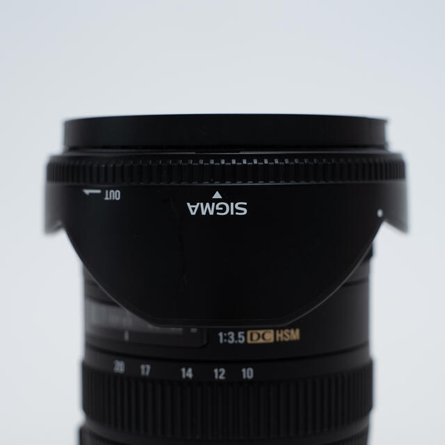 【超広角レンズ】 SIGMA 10-20mm DC HSM f3.5 Fマウント