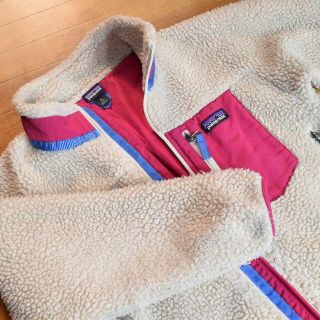 パタゴニア(patagonia)の値下げ！パタゴニア レトロＸ ジャケット キッズS ナチュラル(ジャケット/上着)