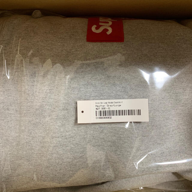 Supreme box logo cross hooded シュプリーム