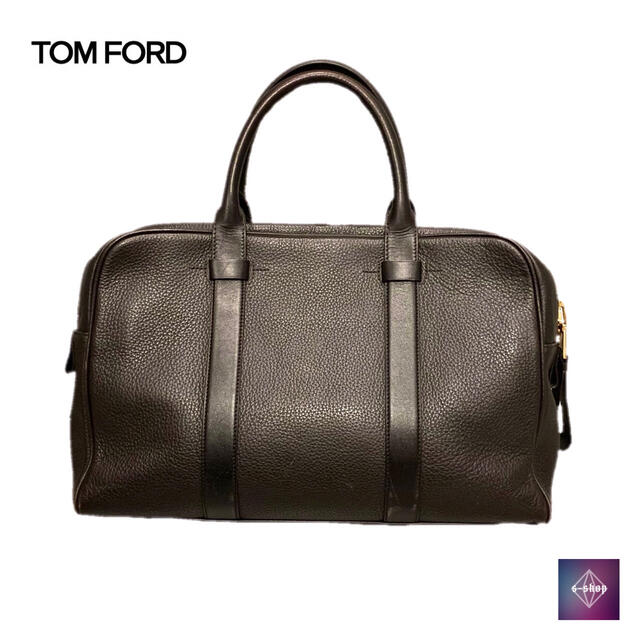 TOM FORD - 【中古】トムフォード レザー ブリーフケース bag バッグ ブラウン