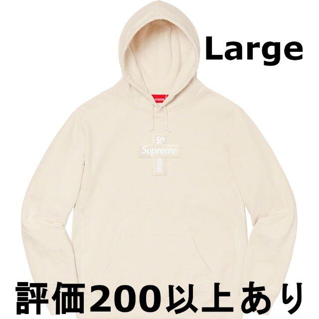 Cross Box Logo Hooded Sweatshirt Lサイズ