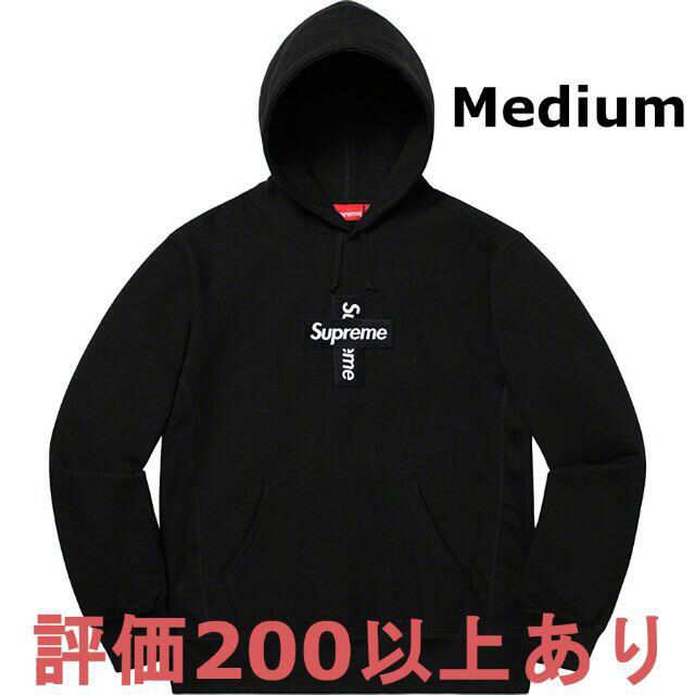 Cross Box Logo Hooded Sweatshirt MサイズMedium状態