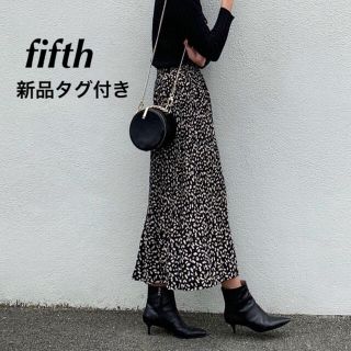 フィフス(fifth)のfifth レオパードプリーツスカート(ロングスカート)