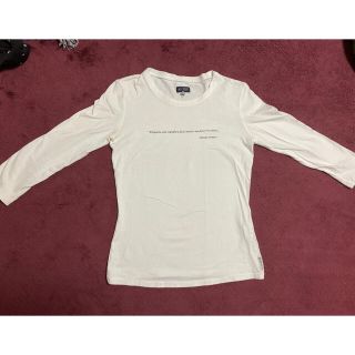 ジョルジオアルマーニ(Giorgio Armani)のアルマーニARMANI 白Tシャツ　レディース38号　(Tシャツ(長袖/七分))