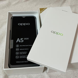 アンドロイド(ANDROID)のOPPO A5 青　楽天一括支払い(スマートフォン本体)