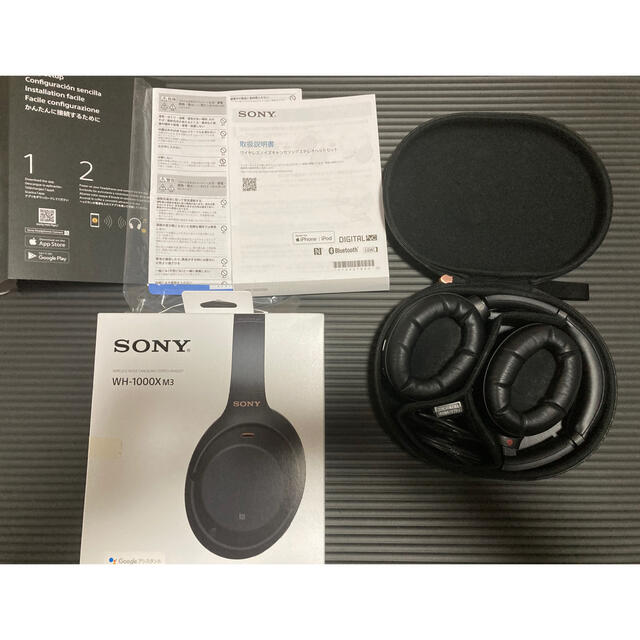 SONY(ソニー)の【チカコリ先生様専用】SONY WH-1000XM3 スマホ/家電/カメラのオーディオ機器(ヘッドフォン/イヤフォン)の商品写真