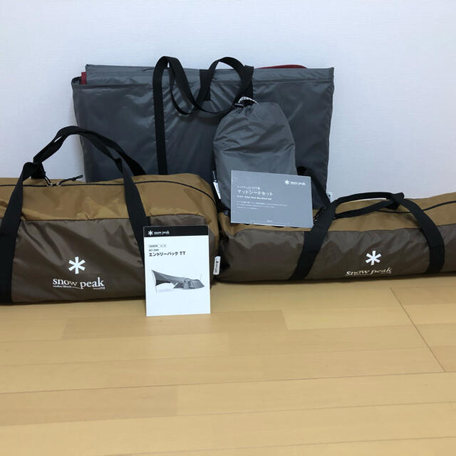 Snow Peak - エントリーパックtt 専用マットシートセット 中古 SET