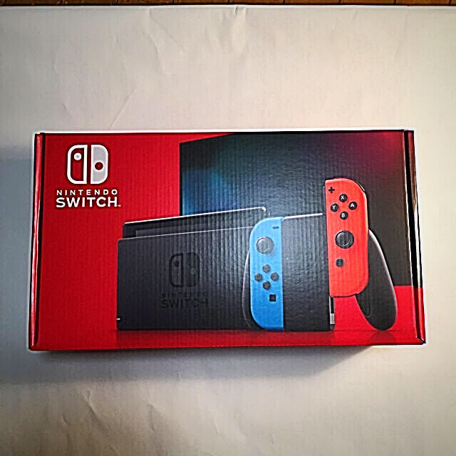 株安 新品未使用 任天堂スイッチ 本体 (L)ネオンブルー/(R)ネオン