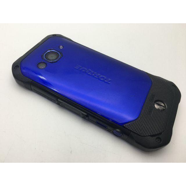 京セラ(キョウセラ)のSIMフリー美品au京セラ TORQUE G03 KYV41 ブルー 356 スマホ/家電/カメラのスマートフォン/携帯電話(スマートフォン本体)の商品写真