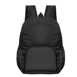 折りたたみリュック （ブラック） バックバッグ 防水 大容量 20L(バッグパック/リュック)
