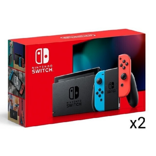 Nintendo switch 本体 ネオン 新品 pa.pe