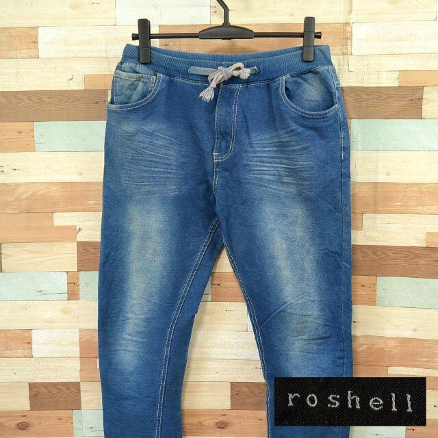 Roshell(ロシェル)の【roshell】 美品 ロシェル ブルー STRETCH デニムジーンズ XL メンズのパンツ(デニム/ジーンズ)の商品写真