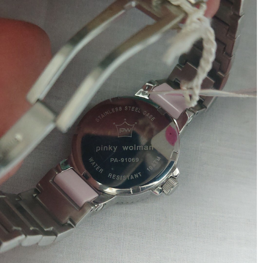 pinky wolman(ピンキーウォルマン)のピンキーウォルマン腕時計☆電池交換済 レディースのファッション小物(腕時計)の商品写真