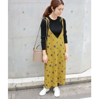 イエナ(IENA)の【すずめ様専用】IENAモチーフプリントキャミワンピース◆38(ロングワンピース/マキシワンピース)