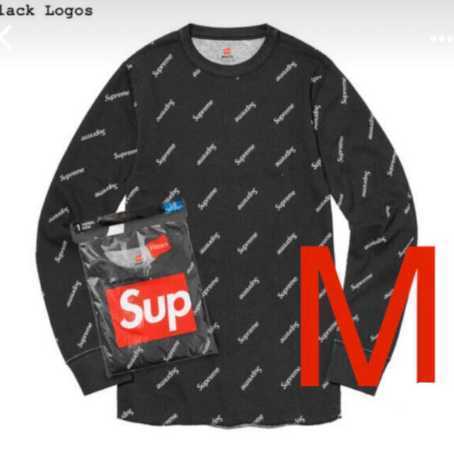 Supreme®Hanes® Thermal Crew m シュプリームヘインズ