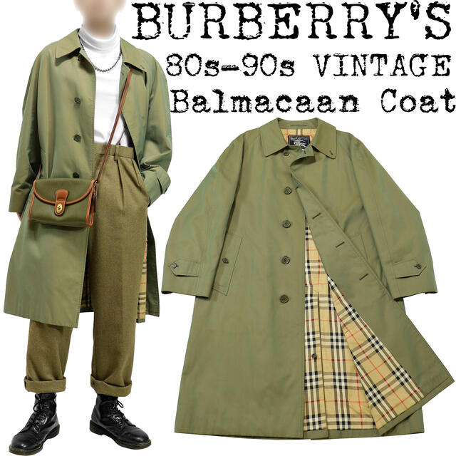 BURBERRY(バーバリー)の★希少★BURBERRY★バーバリー★80s 90s★ステンカラーコート★玉虫★ メンズのジャケット/アウター(ステンカラーコート)の商品写真