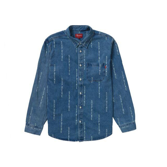 Supreme Logo Denim Shirt